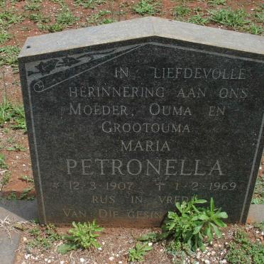 ? Maria Petronella 1907-1969