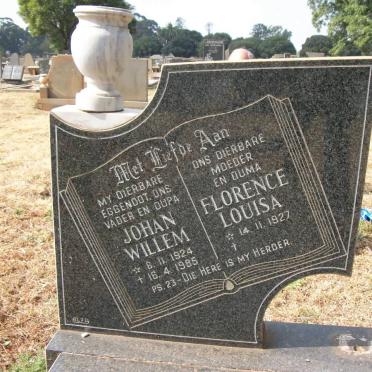 ? Johan Willem 1924-1995 &amp; Florence Louisa 1927-