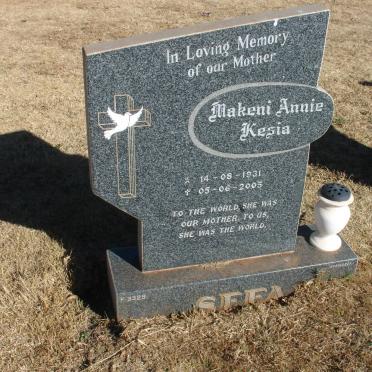 ? Makeni Annie Kesia 1931-2005