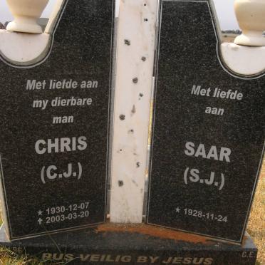 ? C.J. 1930-2003 &amp; S.J. 1928-