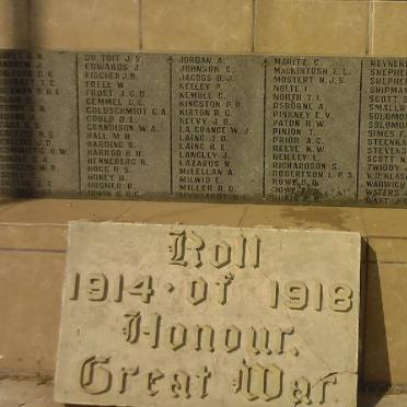 7. Memorial cleaned in 2012