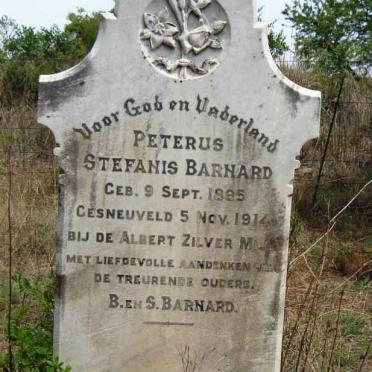 BARNARD Peterus Stefanis 1895-1914