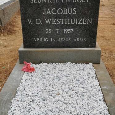 WESTHUIZEN Jacobus, v.d. -1957