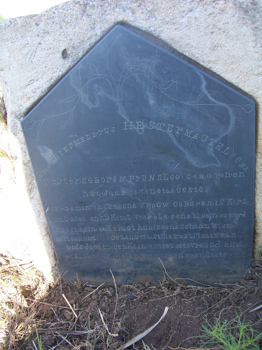 PRINSLOO Hester Magteleena  1871-??