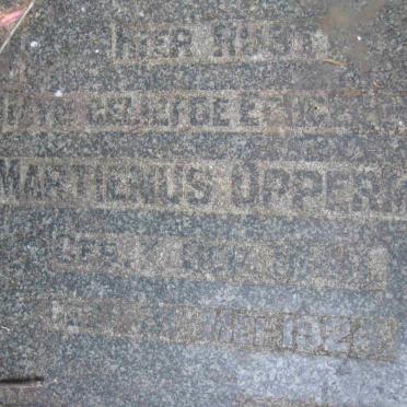 OPPERMAN Martienus 1840-1924