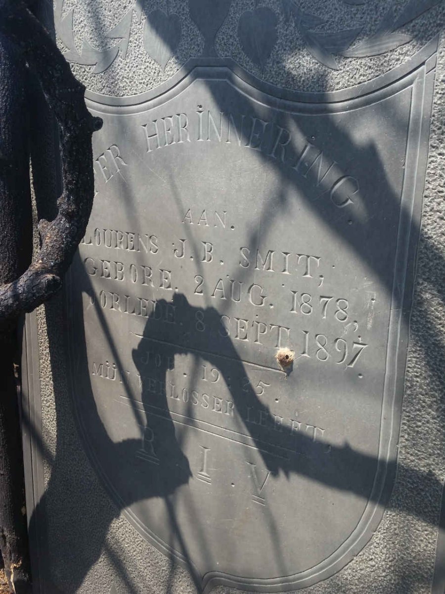SMIT Lourens J.B. 1878-1897