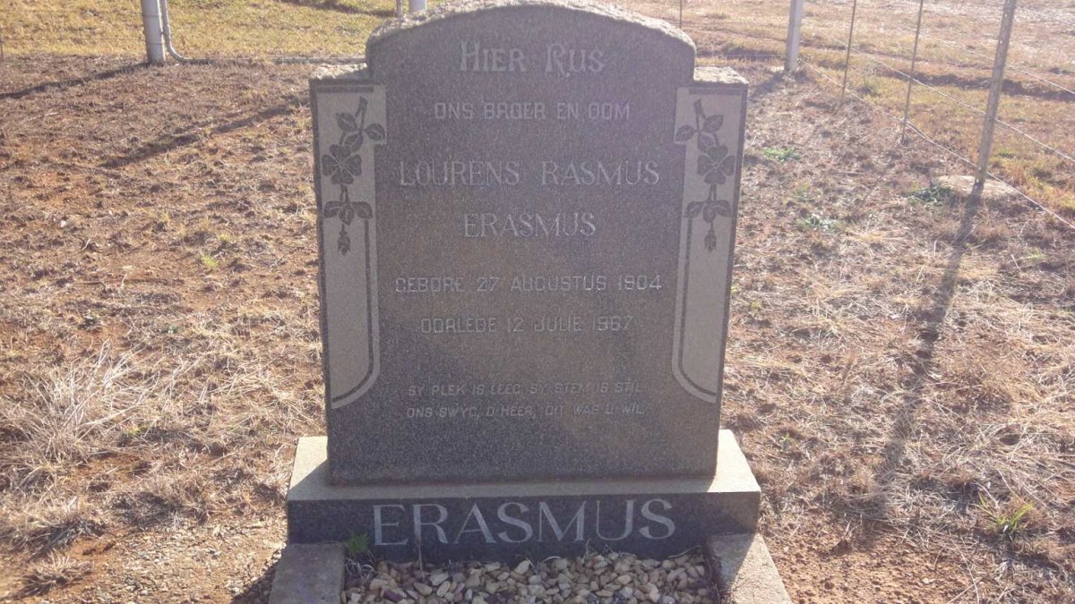 ERASMUS Lourens Rasmus 1904-1967