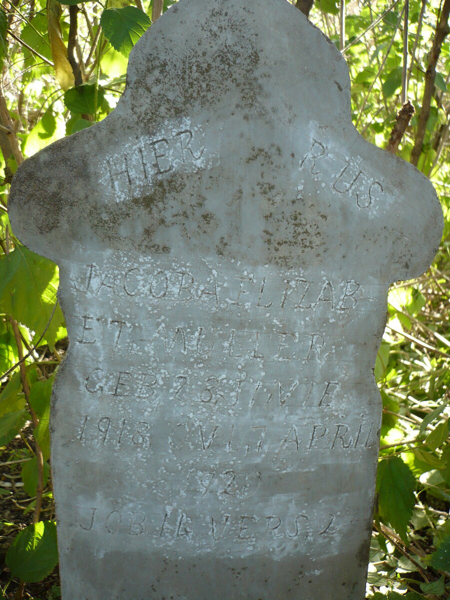 MULLER Jacoba Elizabeth 1918-1920