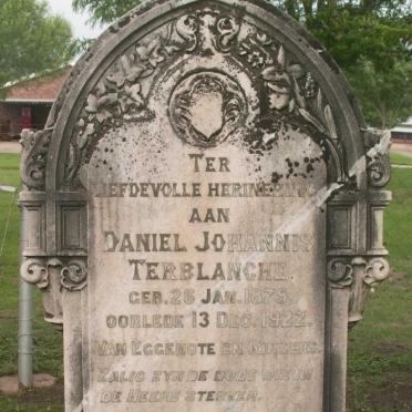 TERBLANCHE Daniel Johannis 1875-1922