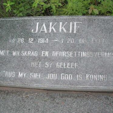 LIEBENBERG Jakkie 1914-1997