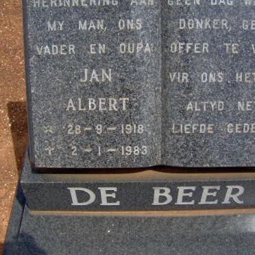 BEER Jan Albert, de 1918-1983