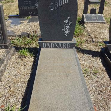 BARNARD David Johannes Jacobus 1922-1989
