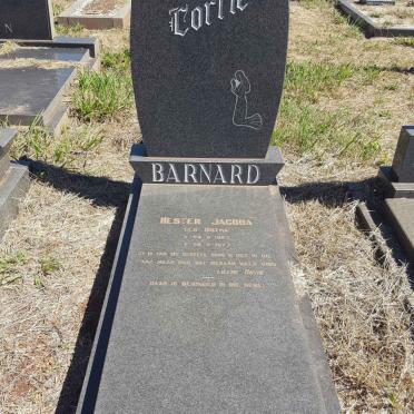 BARNARD Hester Jacoba nee BOTHA 1927-1977