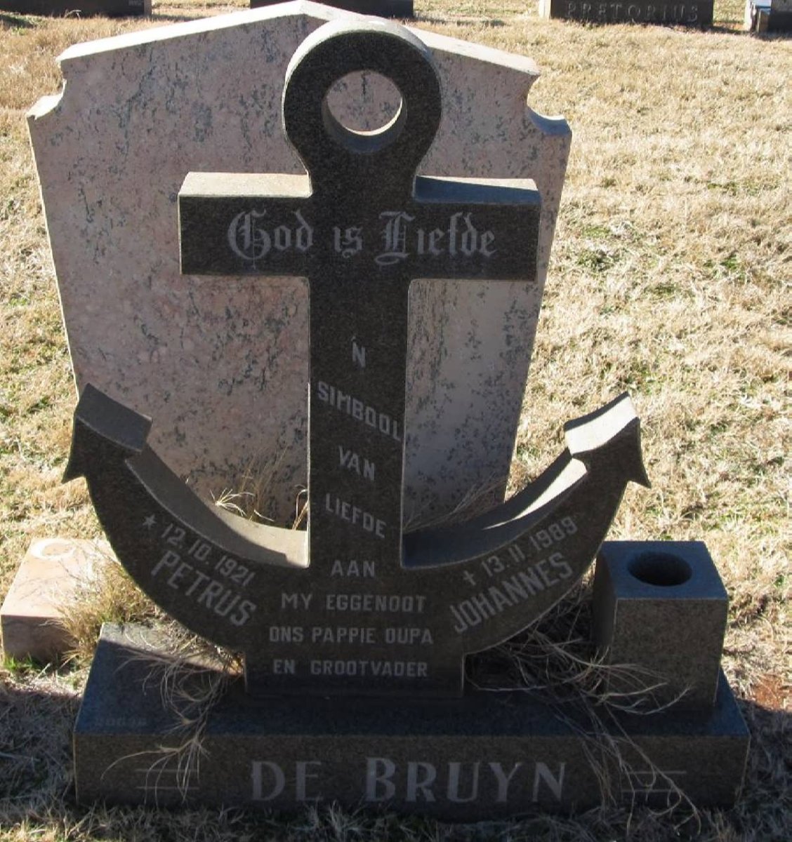 BRUYN Petrus Johannes, de 1921-1989