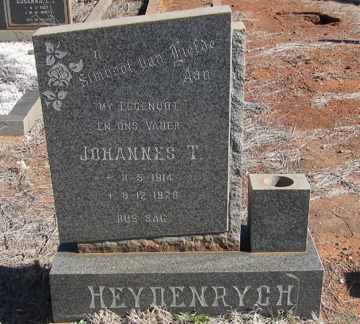 HEYDENRYCH Johannes T. 1914-1979