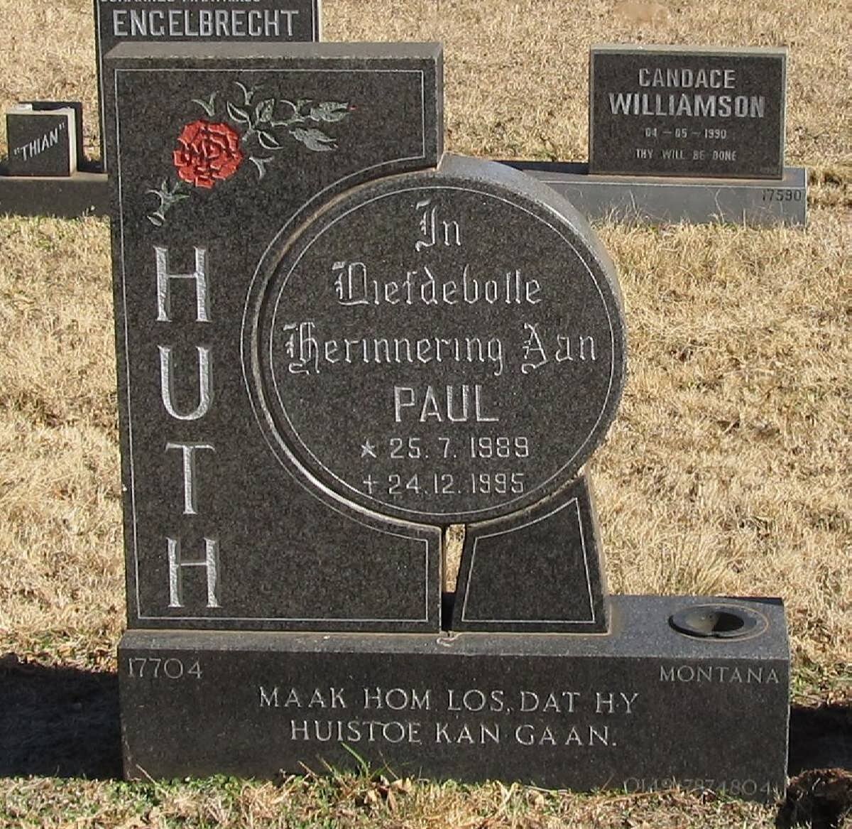 HUTH Paul 1989-1995