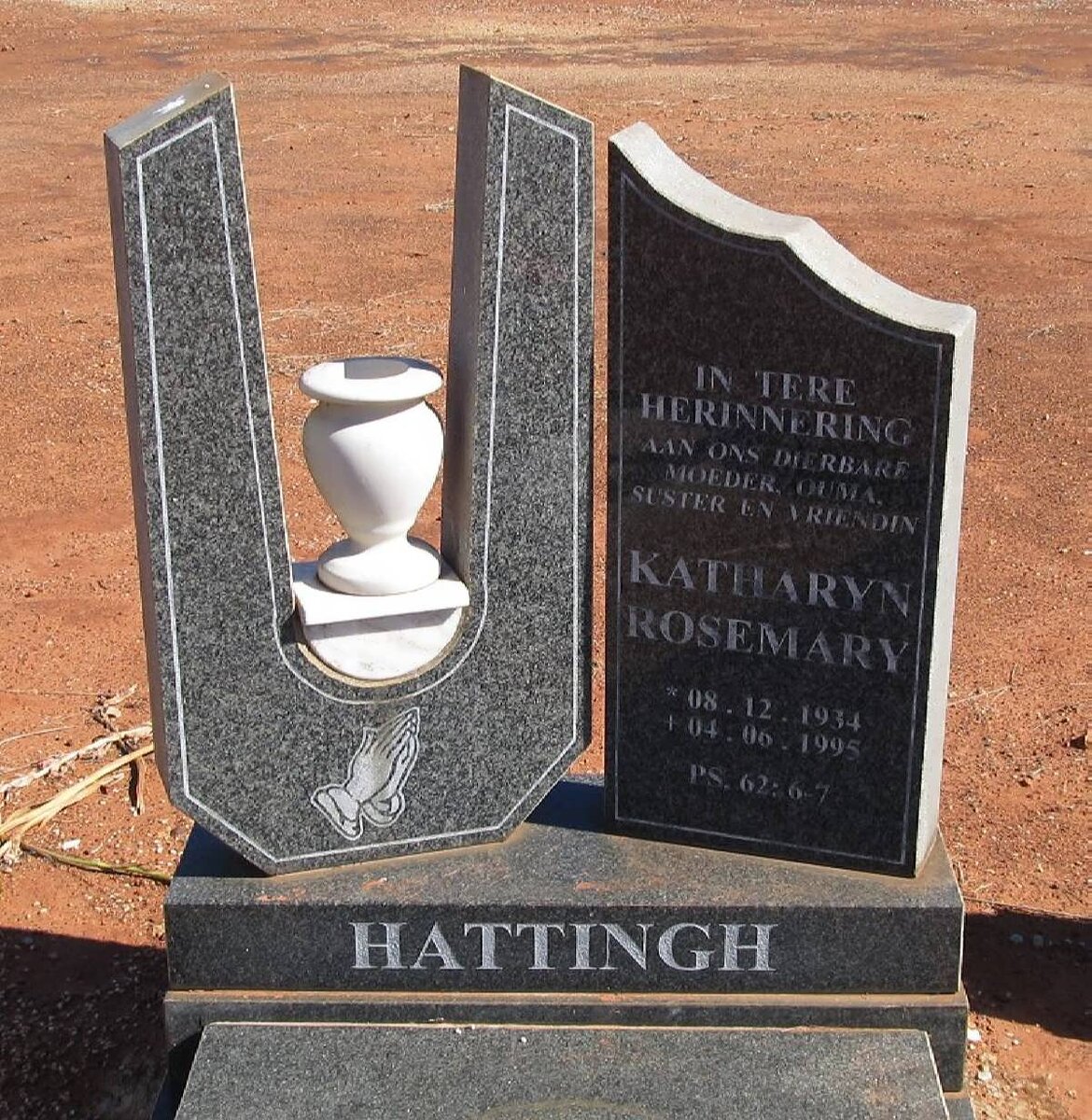 HATTINGH Katharyn Rosemary 1934-1995