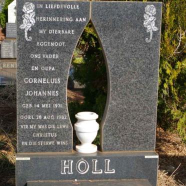 HOLL Cornelius Johannes 1921-1982