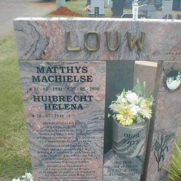 LOUW Matthys Machielse 1941-2000 &amp; Huibrecht Helena 1948-