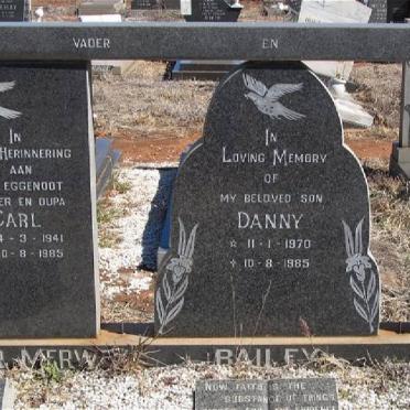 MERWE Carl, van der 1941-1985 :: BAILEY Danny 1970-1985 :: BAILEY Wayne 1974-1985