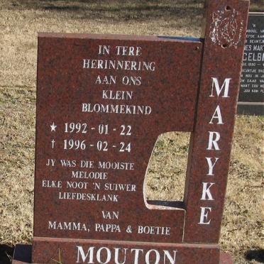 MOUTON Maryke 1992-1996