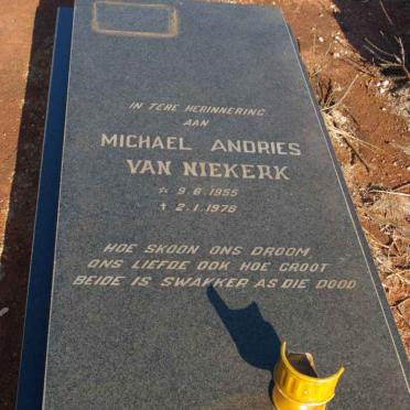 NIEKERK Michiel Andries, van 1955-1978