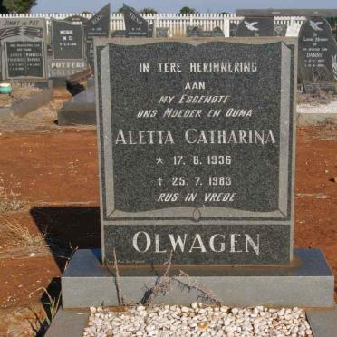 OLWAGEN Aletta Catharina 1936-1983