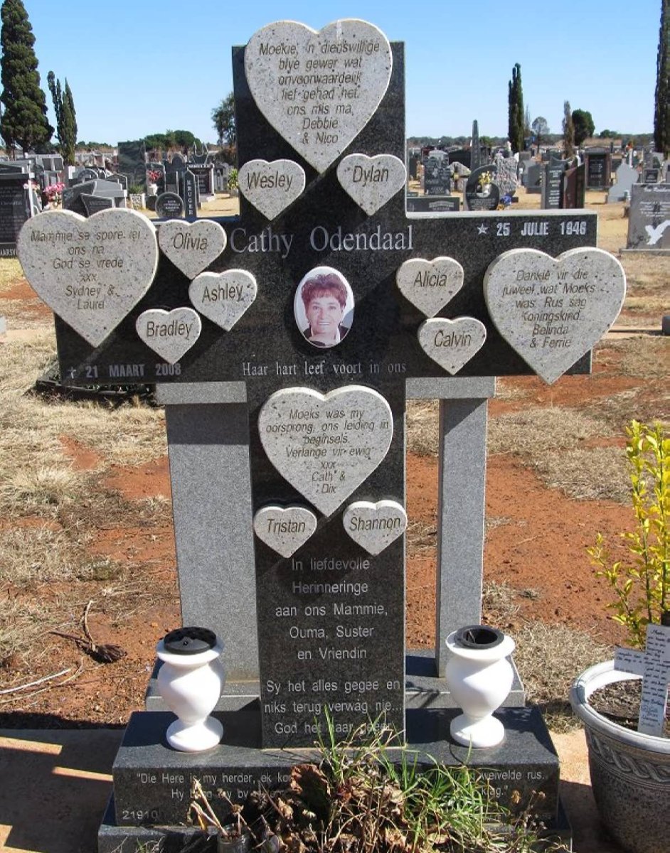 ODENDAAL Cathy 1946-2008
