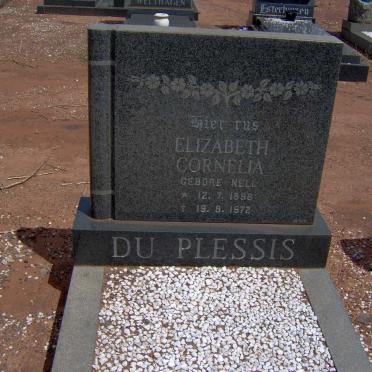 PLESSIS Elizabeth Cornelia, du nee NELL 1898-1972