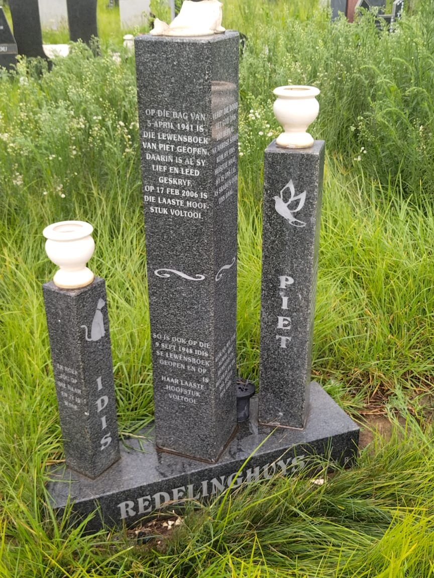 REDELINGHUYS Piet 1941-2006 &amp; Idis 1948-