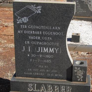 SLABBER J.I. 1920-1985