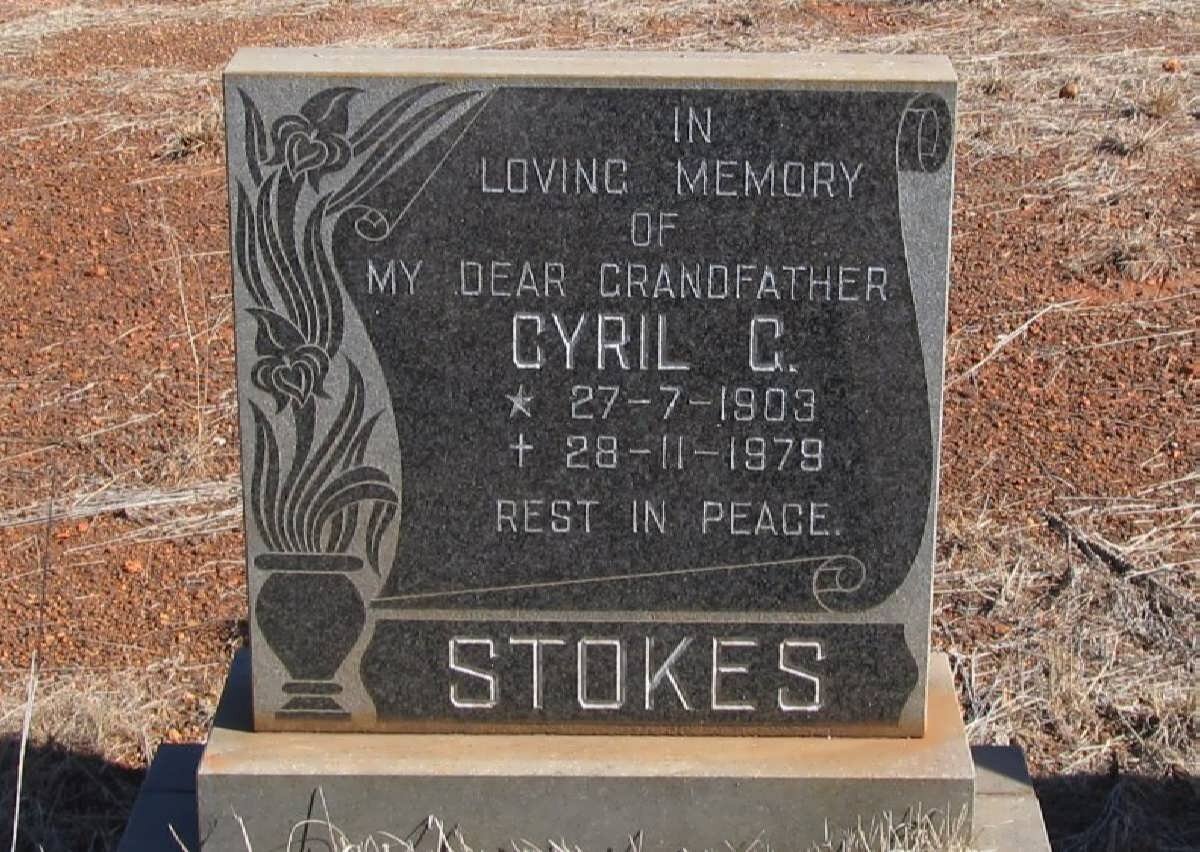 STOKES Cyril C. 1903-1979