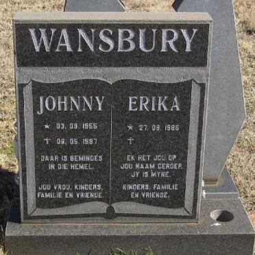 WANSBURY Johnny 1955-1997 &amp; Erika 1965-