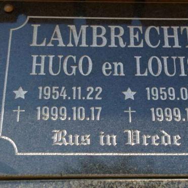 LAMBRECHT Hugo 1954-1999 :: LAMBRECHT Louis 1959-1999