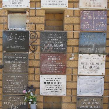 11. Memorial Wall