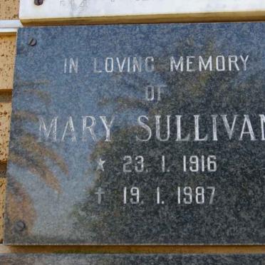 SULLIVAN Mary 1916-1987