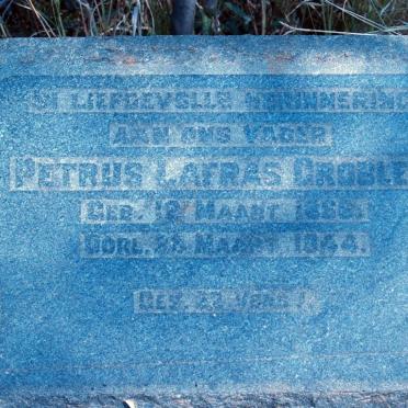 GROBLER Petrus Lafras 186?-1944