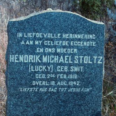 STOLTZ Hendrik Michael nee SMIT 1919-1984