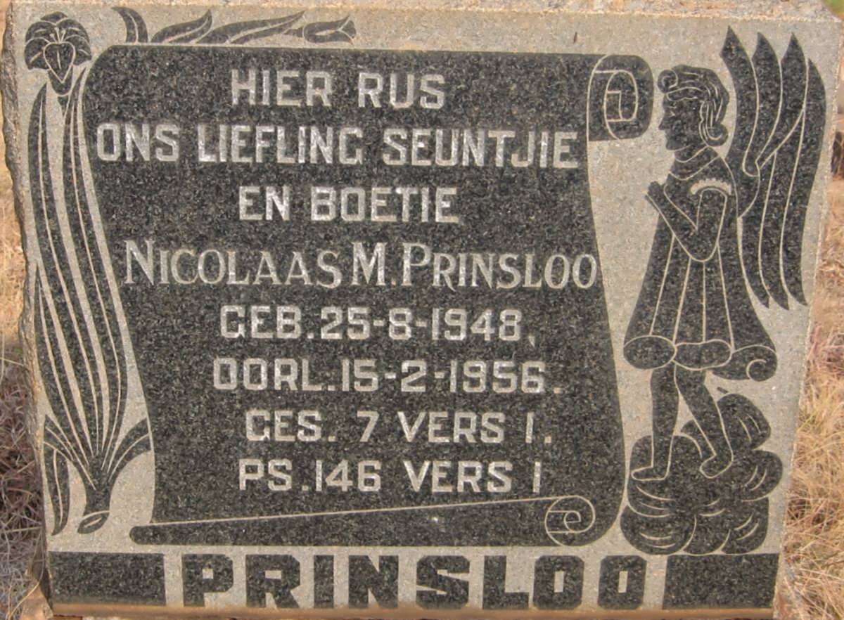 PRINSLOO Nicolaas M. 1948-1956