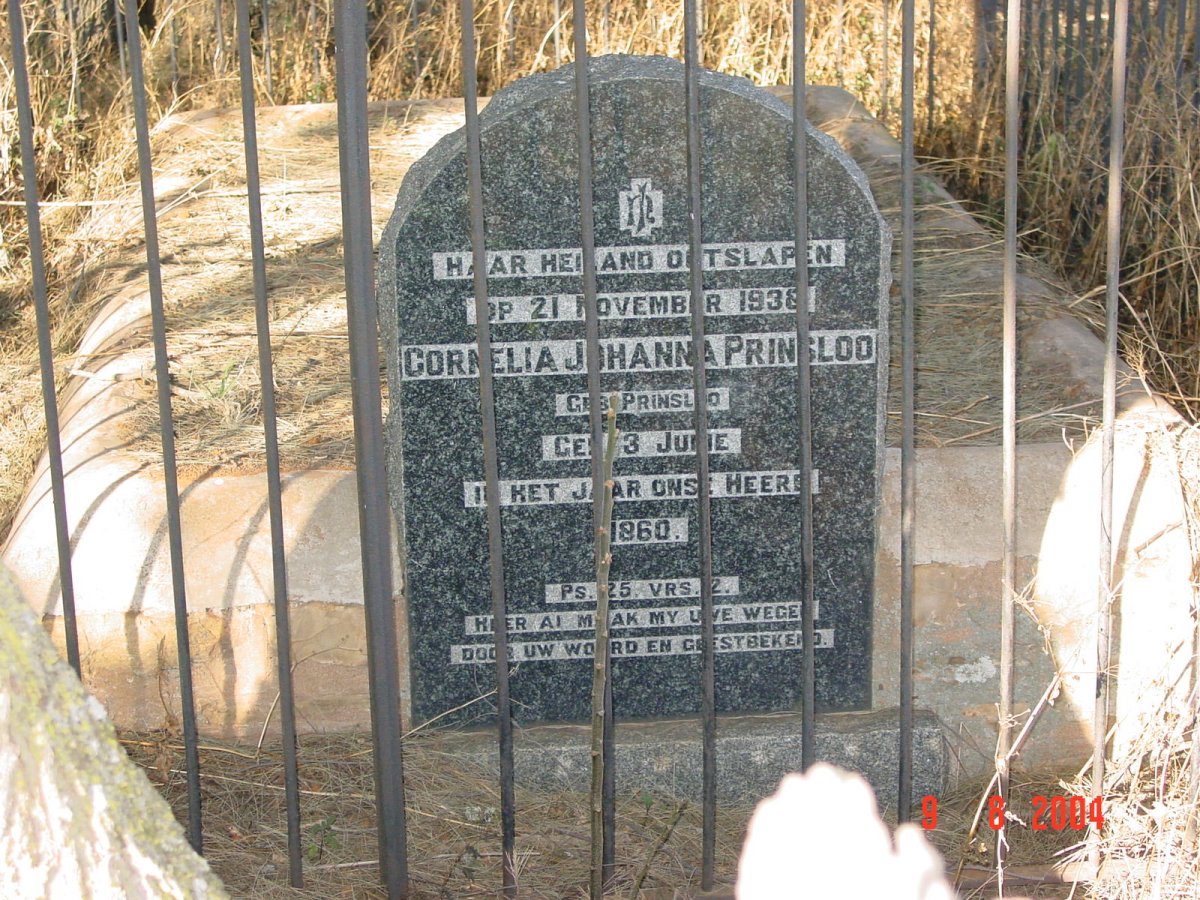 PRINSLOO Cornelia Johanna