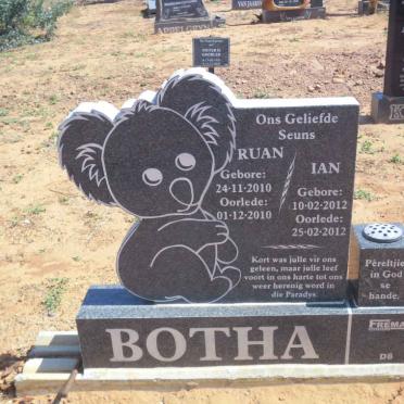 BOTHA Ruan 2010-2010 :: BOTHA Ian 2012-2012