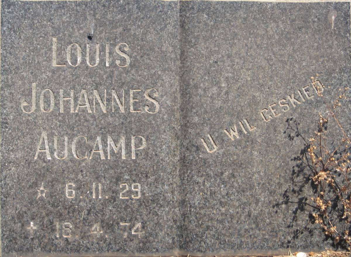 AUCAMP Louis Johannes 1929-1974
