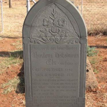 ELS Christine Welhelmiena nee PIETERSE 1840-1933