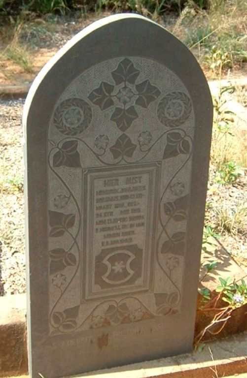 ERASMUS Hendrik Johannes 1853-1931