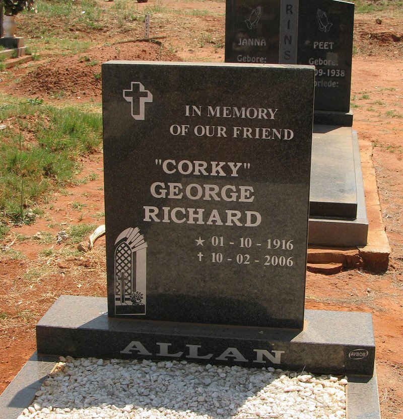 ALLAN George Richard 1916-2006