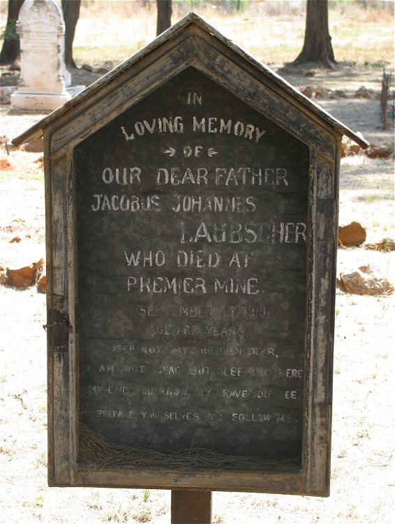 LAUBSCHER Jacobus Johannes -? 