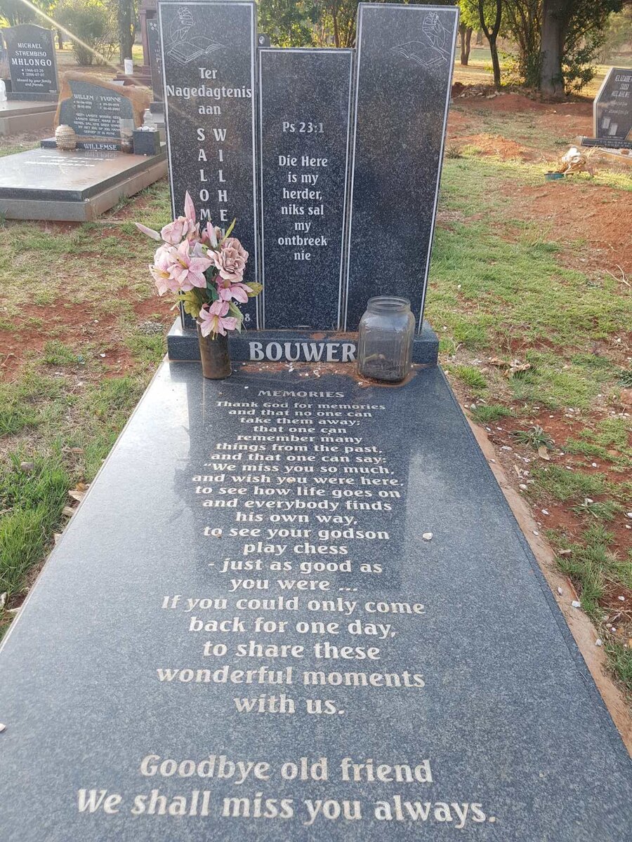 BOUWER Salom? Wilhel?