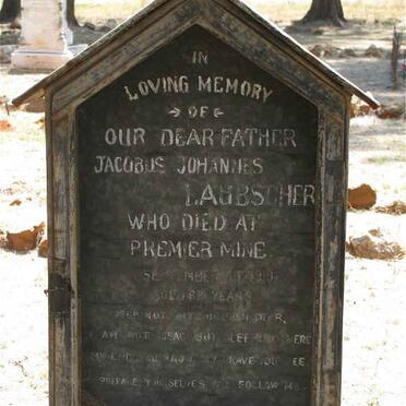 LAUBSCHER Jacobus Johannes -? 