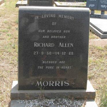 MORRIS Richard Allen 1950-1968