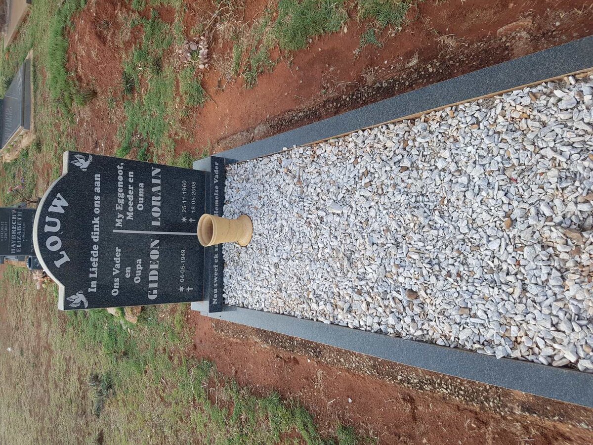 LOUW Gideon 1949- &amp; Lorain 1960-2008